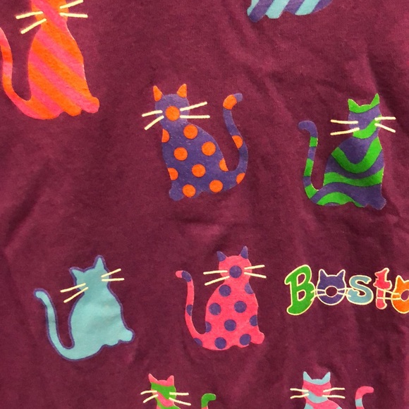 Cotton nightshirt decorated with cute cats!! - Picture 3 of 3